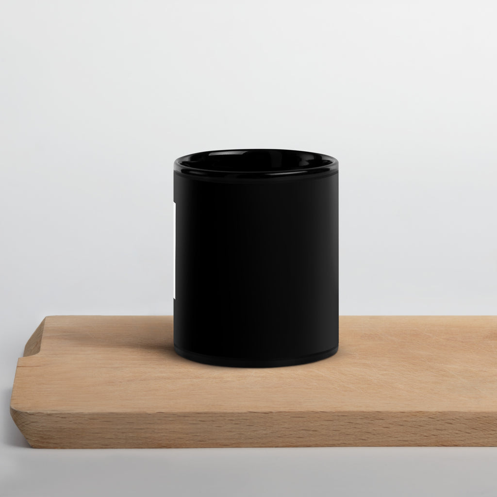 Funny F*ck It mug in 11oz black, front view