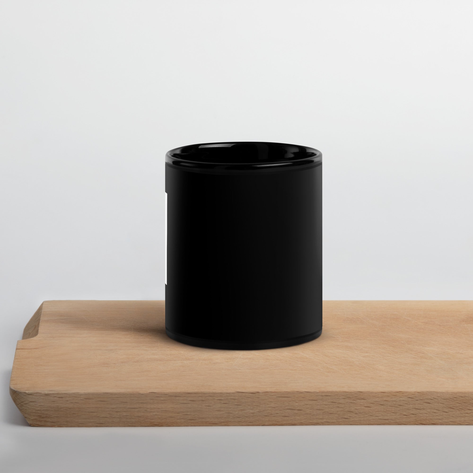 Funny F*ck It mug in 11oz black, front view