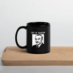 SNL Sean Connery Celebrity Jeopardy mug in 11oz black, left handle view