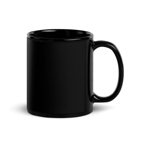 Funny F*ck It mug in 11oz black, right handle view