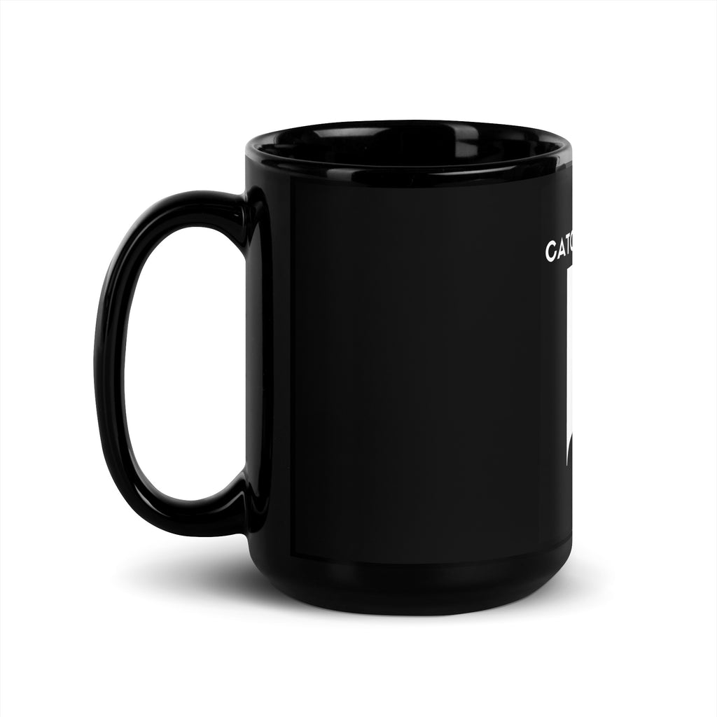 SNL Catch These Men Sean Connery Celebrity Jeopardy mug in 15oz black, left handle view