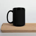 Funny F*ck It mug in 15oz black, left handle view