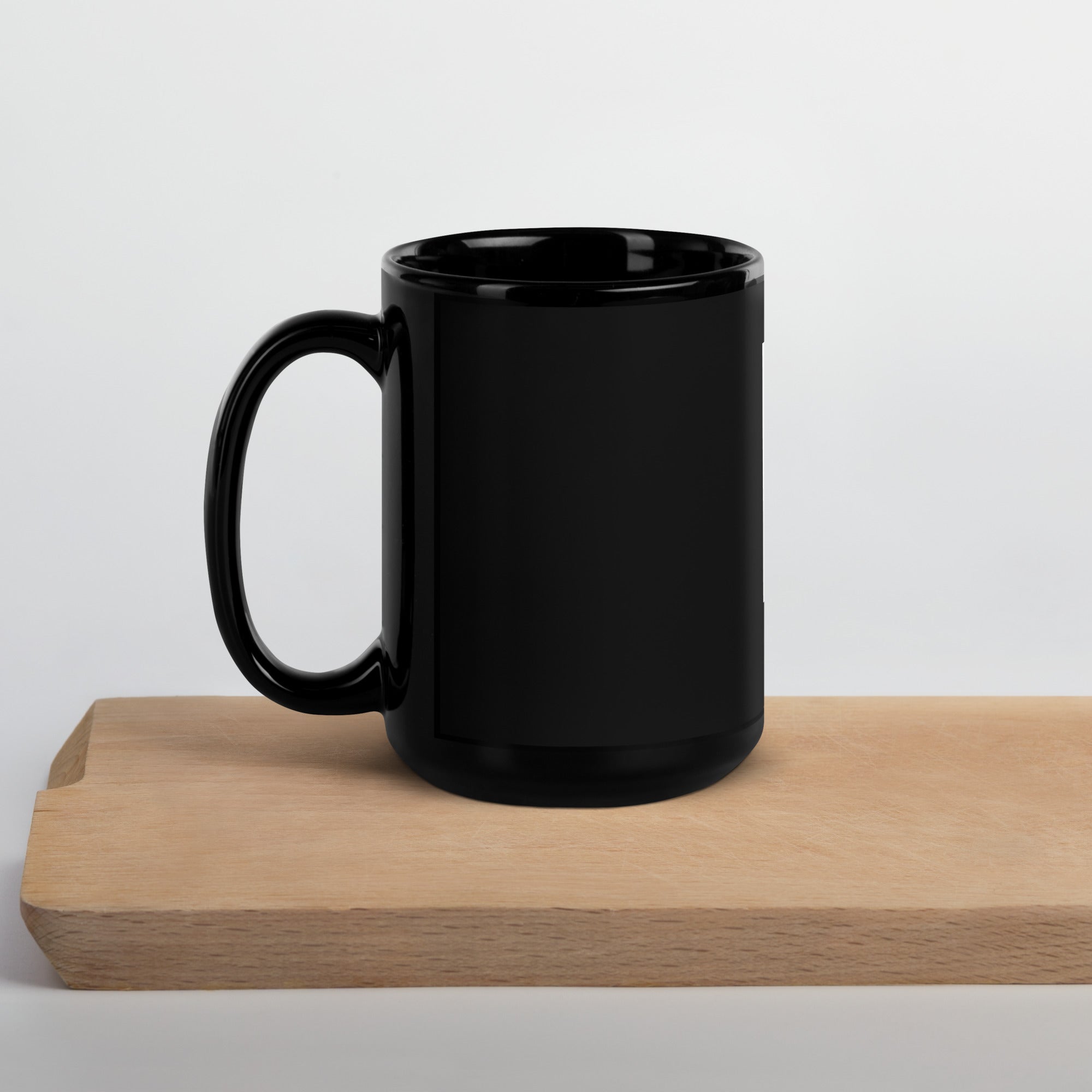 Funny F*ck It mug in 15oz black, left handle view