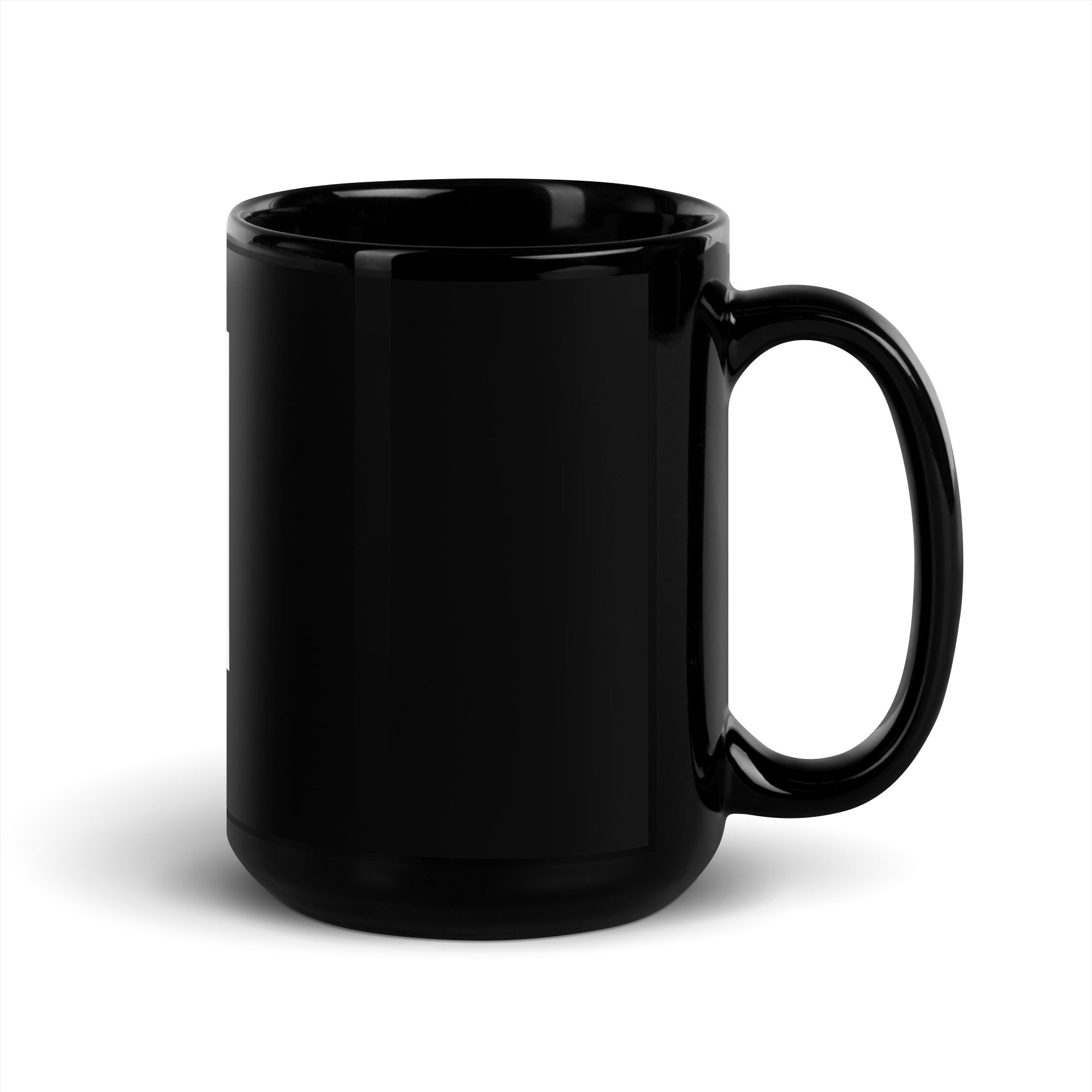 Funny F*ck It mug in 15oz black, right handle view