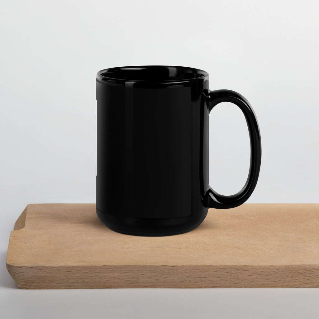 Funny F*ck It mug in 15oz black, right handle view