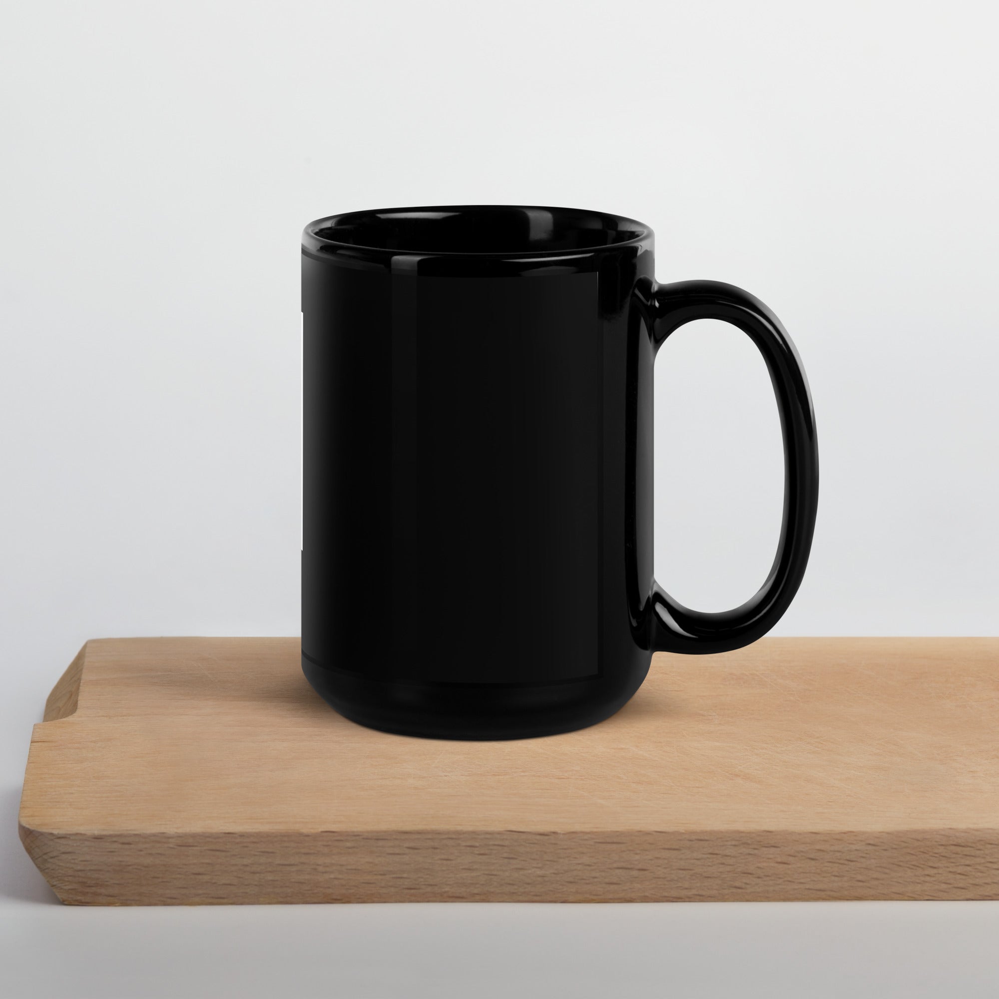 Funny F*ck It mug in 15oz black, right handle view
