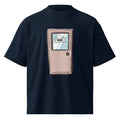 Pirate Door Always Sunny IASIP oversized tee in french navy, front view