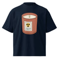 Napalm Candle Apocalypse Now war movie oversized tee in french navy, front view