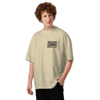Pepe Silvia Always Sunny IASIP minimalist oversized tee in stone, front view