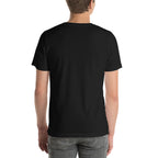 Sex Panther Anchorman staple tee in black, back view