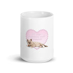 No Concessions funny cat mug in 15oz white, front view
