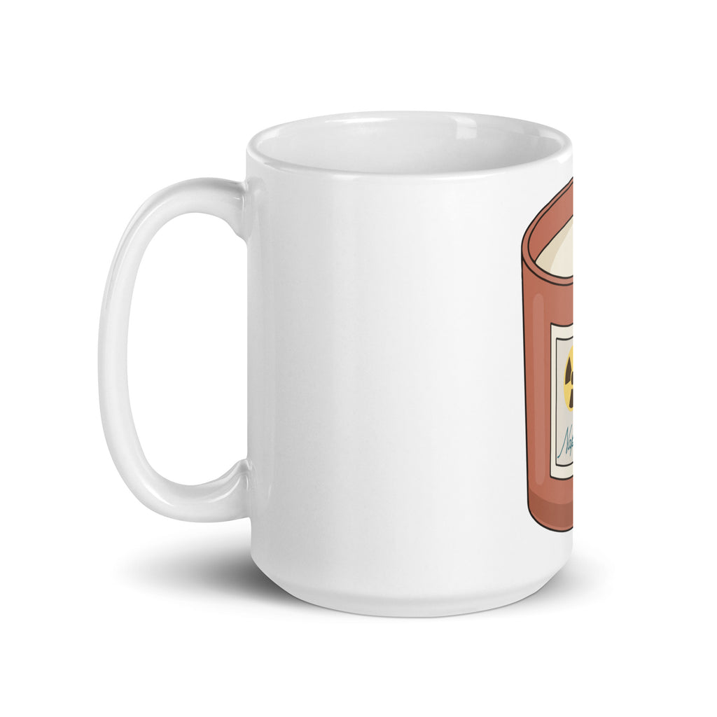 Napalm Candle Apocalypse Now war movie mug in 15oz white, left handle view