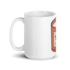 Napalm Candle Apocalypse Now war movie mug in 15oz white, left handle view